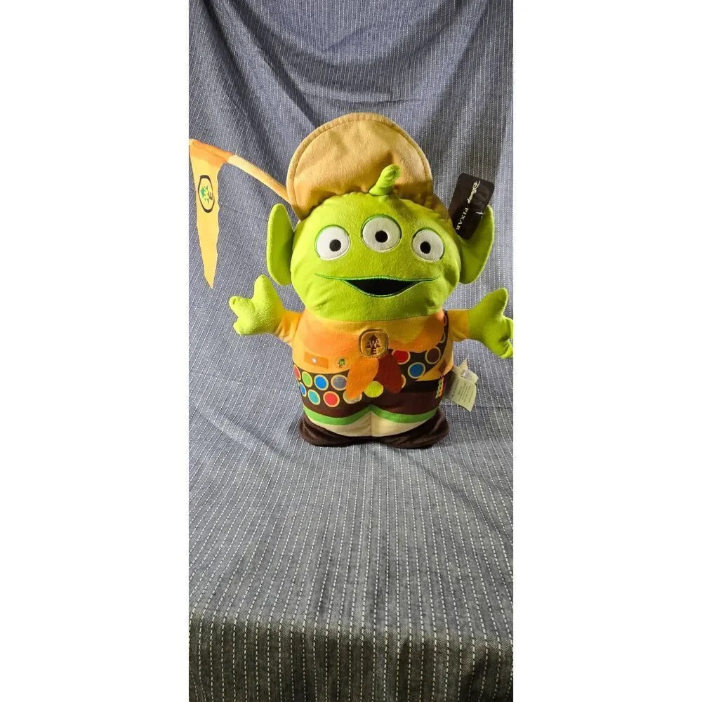 Disney Pixar Toy Story Up Alien Plush Stuffed Pillow Buddy - Super Soft Polyeste
